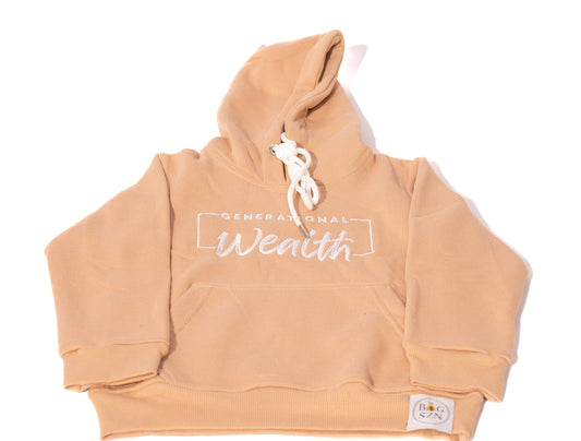 Generational Wealth Hoodie - Tan